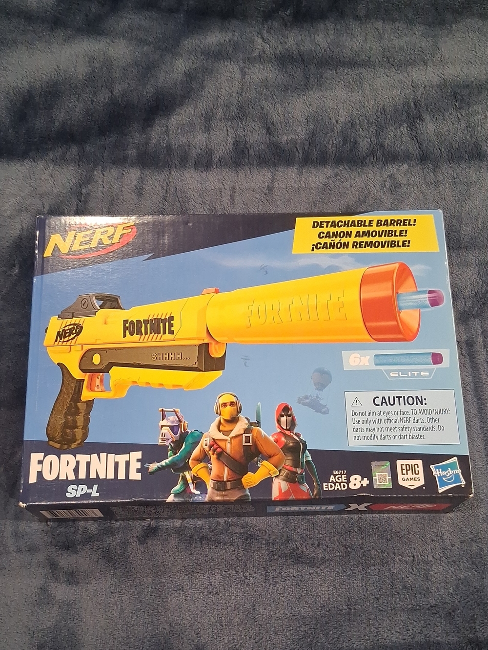 Nerf Fortnite SP-L Blaster in Yellow and Orange